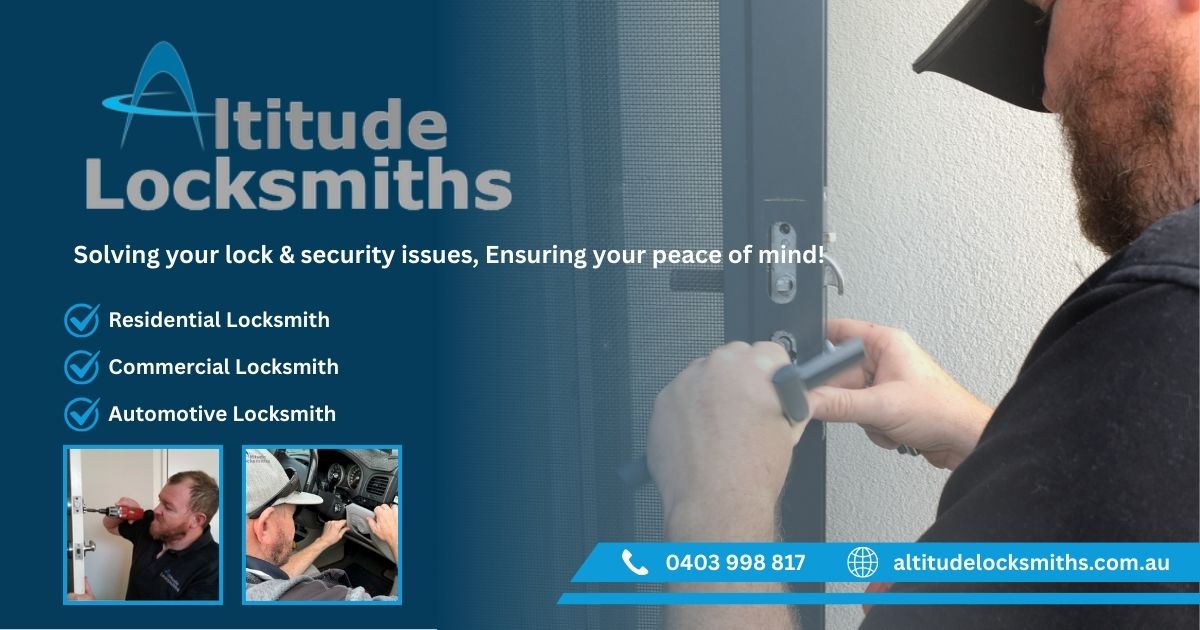 Altitude Locksmiths Perth | ☎️ 0403 998 817 Mobile Locksmith